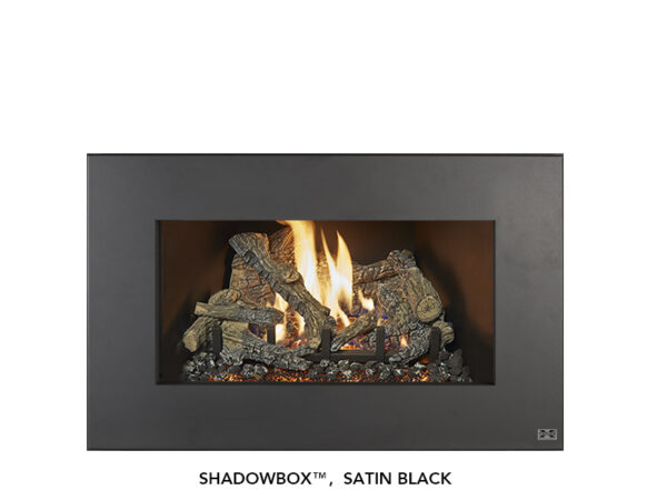 Stock Image - Fireplace X Gas Insert Traditional