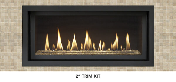 Stock Image - Fireplace X Gas Fireplace Linear