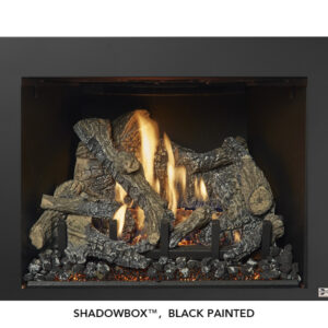 Stock Image - Fireplace X Gas Insert Traditional