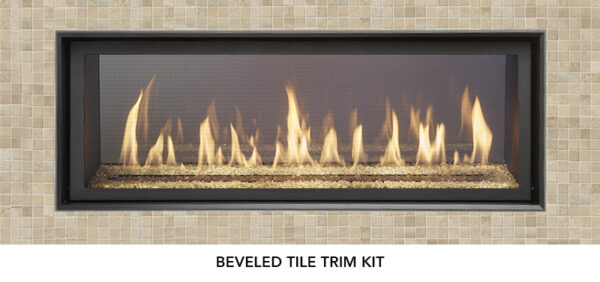 Stock Image - Fireplace X Gas Fireplace Linear