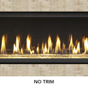Stock Image - Fireplace X Gas Fireplace Linear