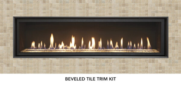 Stock Image - Fireplace X Gas Fireplace Linear
