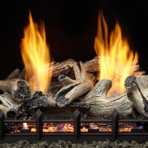 Stock Image - Monessen Gas Log Set & Burner