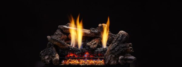 Stock Image - Monessen Gas Log Set & Burner