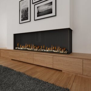 Stock Image - Ortal Gas Fireplace Corner