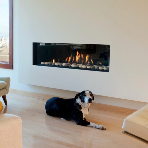 Stock Image - Ortal Gas Fireplace Linear