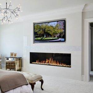 Stock Image - Ortal Gas Fireplace Linear