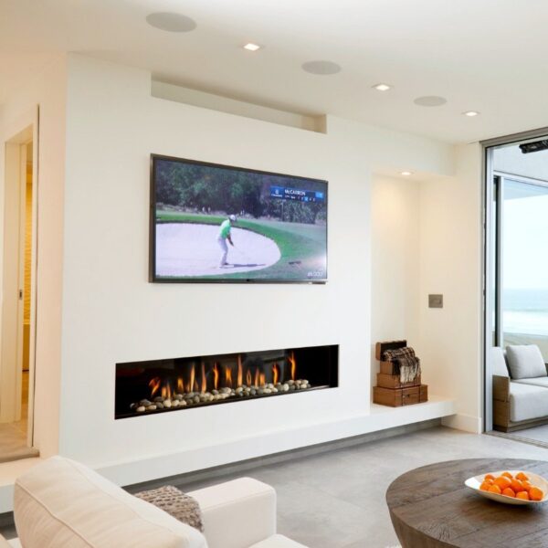 Stock Image - Ortal Gas Fireplace Linear