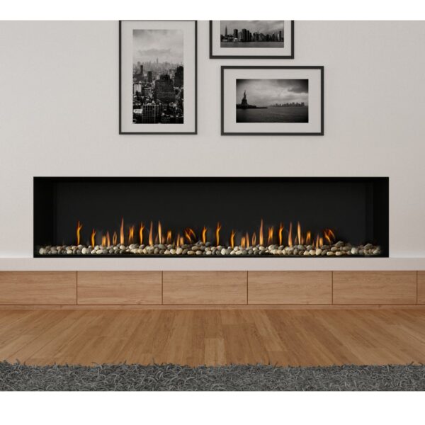 Stock Image - Ortal Gas Fireplace Linear
