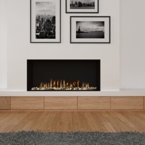 Stock Image - Ortal Gas Fireplace Linear