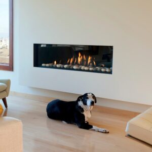 Stock Image - Ortal Gas Fireplace Linear
