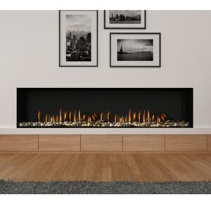 Stock Image - Ortal Gas Fireplace Linear