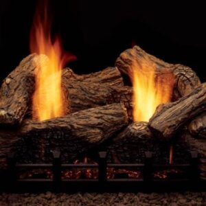 Stock Image - Monessen Gas Log Set & Burner