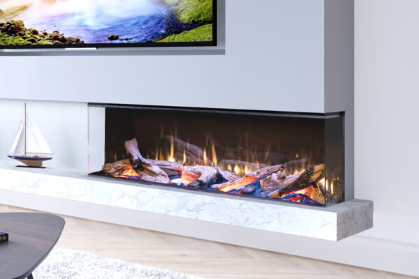 Stock Image - Valor Electric Fireplace Corner|Linear