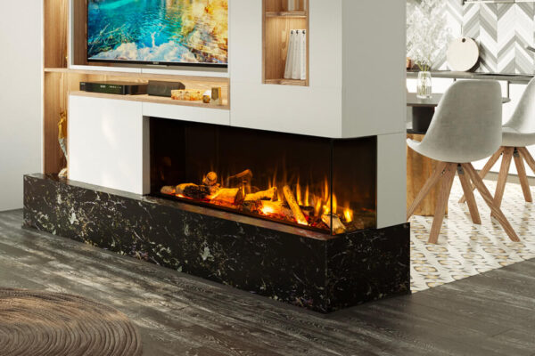 Stock Image - Valor Electric Fireplace Corner|Linear