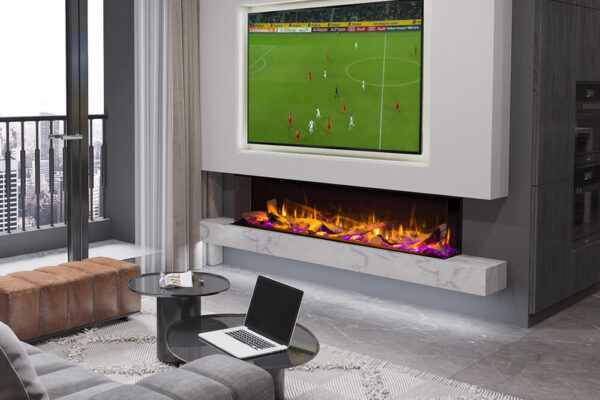 Stock Image - Valor Electric Fireplace Linear