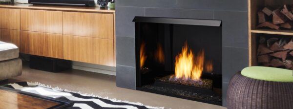 Stock Image - Monessen Gas Log Set & Burner
