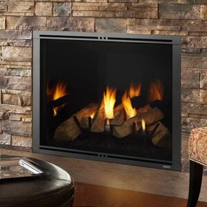 Stock Image - Majestic Gas Fireplace