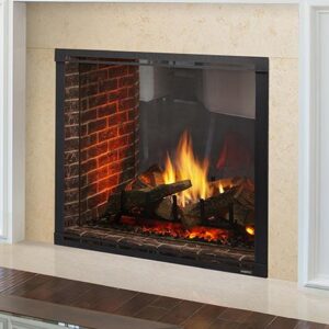 Stock Image - Majestic Gas Fireplace