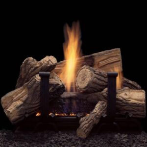 Stock Image - Monessen Gas Log Set & Burner
