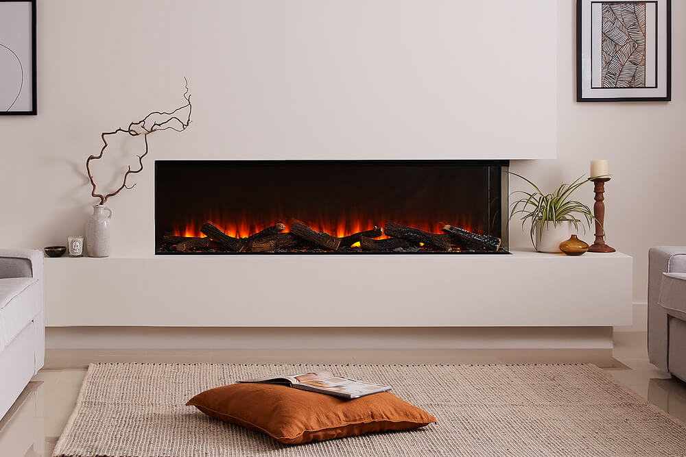 Stock Image - British Fires|Valor Electric Fireplace Linear