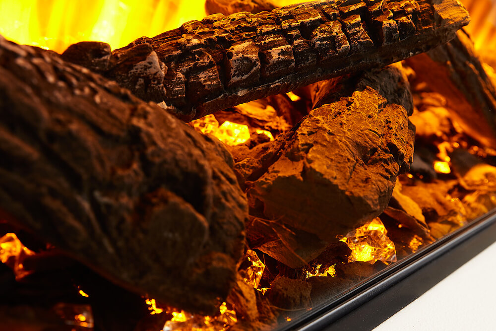 Stock Image - British Fires|Valor Electric Fireplace Linear