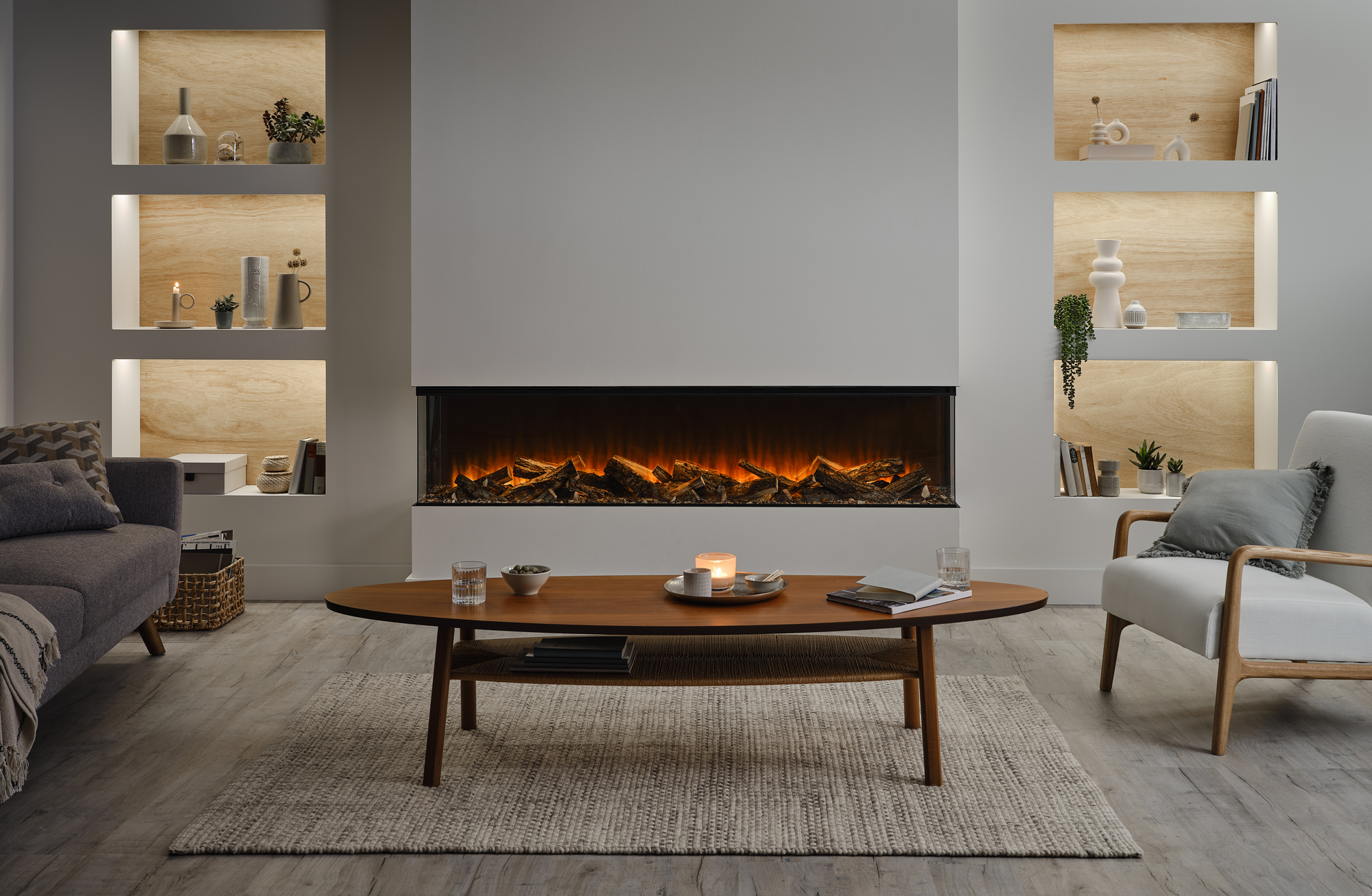 Stock Image - British Fires