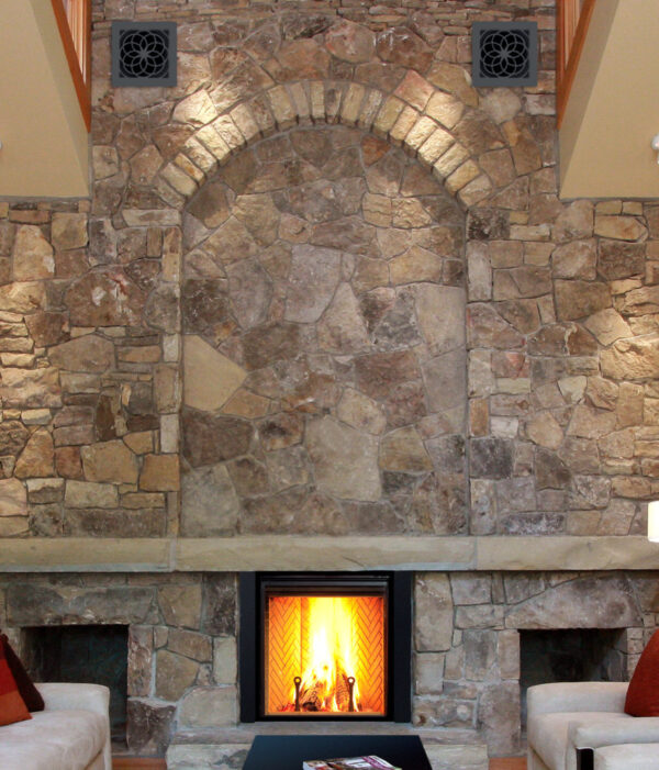 Stock Image - Renaissance Fireplace
