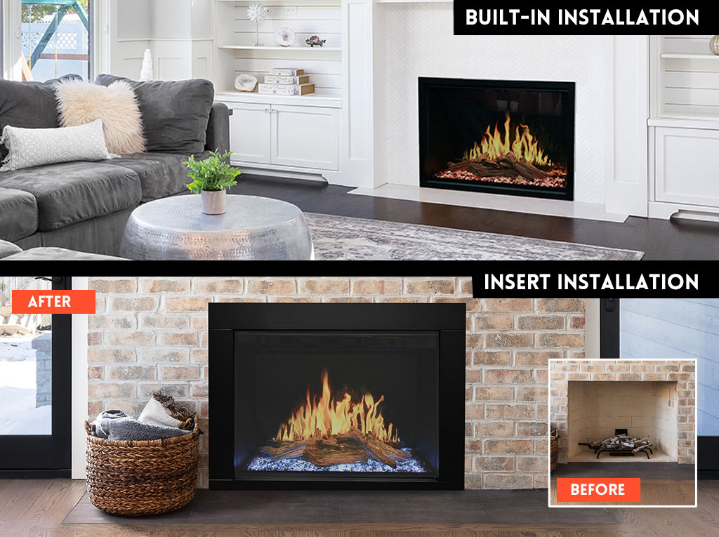 Stock Image - Electric Fireplaces