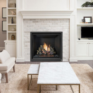 Stock Image - Fireplace X Gas Fireplace Traditional
