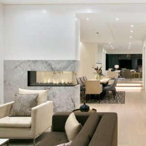 Stock Image - Ortal Gas Fireplace Pier