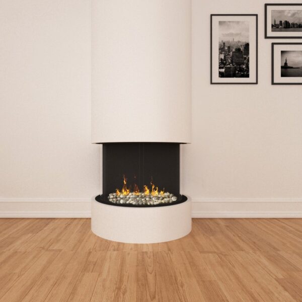 Stock Image - Ortal Gas Fireplace Cylinder|Island