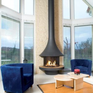 Stock Image - Ortal Gas Fireplace Cylinder|Island