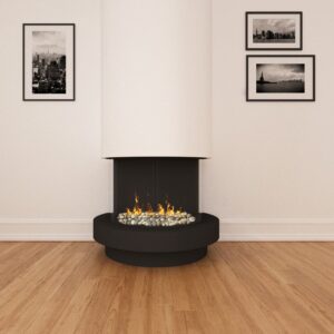 Stock Image - Ortal Gas Fireplace Cylinder|Island