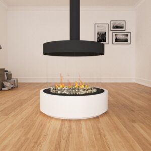 Stock Image - Ortal Gas Fireplace Cylinder|Island
