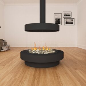Stock Image - Ortal Gas Fireplace Cylinder|Island