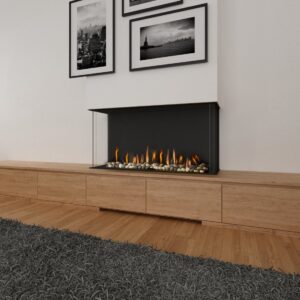 Stock Image - Ortal Gas Fireplace Bay