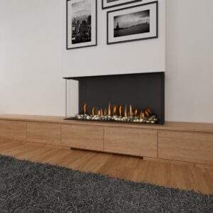Stock Image - Ortal Gas Fireplace Bay