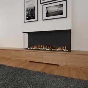 Stock Image - Ortal Gas Fireplace Bay