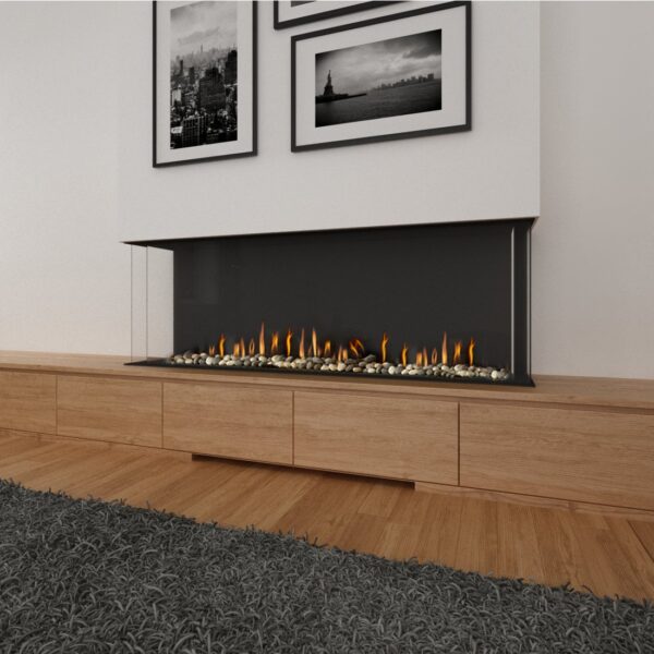 Stock Image - Ortal Gas Fireplace Bay