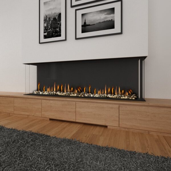 Stock Image - Ortal Gas Fireplace Bay