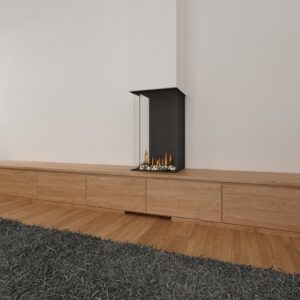 Stock Image - Ortal Gas Fireplace Bay