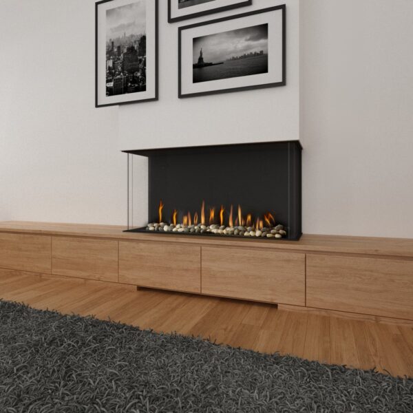 Stock Image - Ortal Gas Fireplace Bay