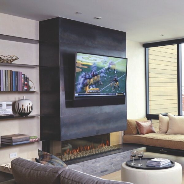 Stock Image - Ortal Gas Fireplace Bay