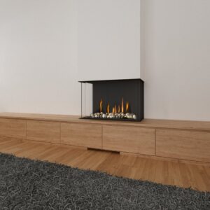 Stock Image - Ortal Gas Fireplace Bay