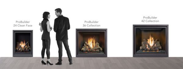 Stock Image - Fireplace X Gas Fireplace Traditional