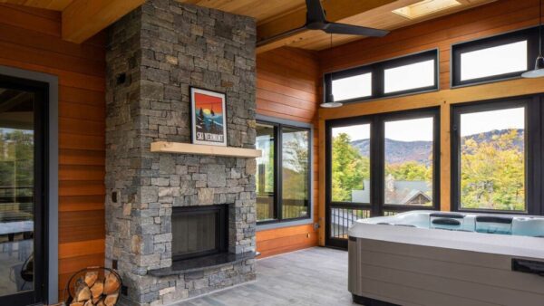 Stock Image - Renaissance Fireplace