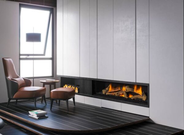 Stock Image - Ortal Gas Fireplace Linear