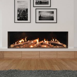 Stock Image - Ortal Gas Fireplace Linear