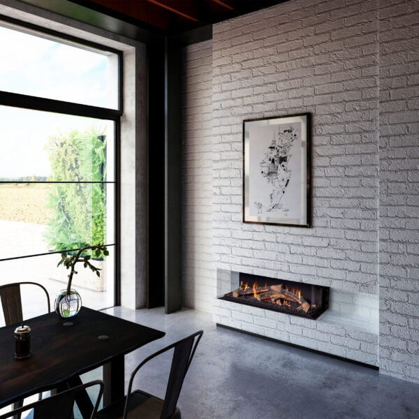 Stock Image - Ortal Gas Fireplace Bay